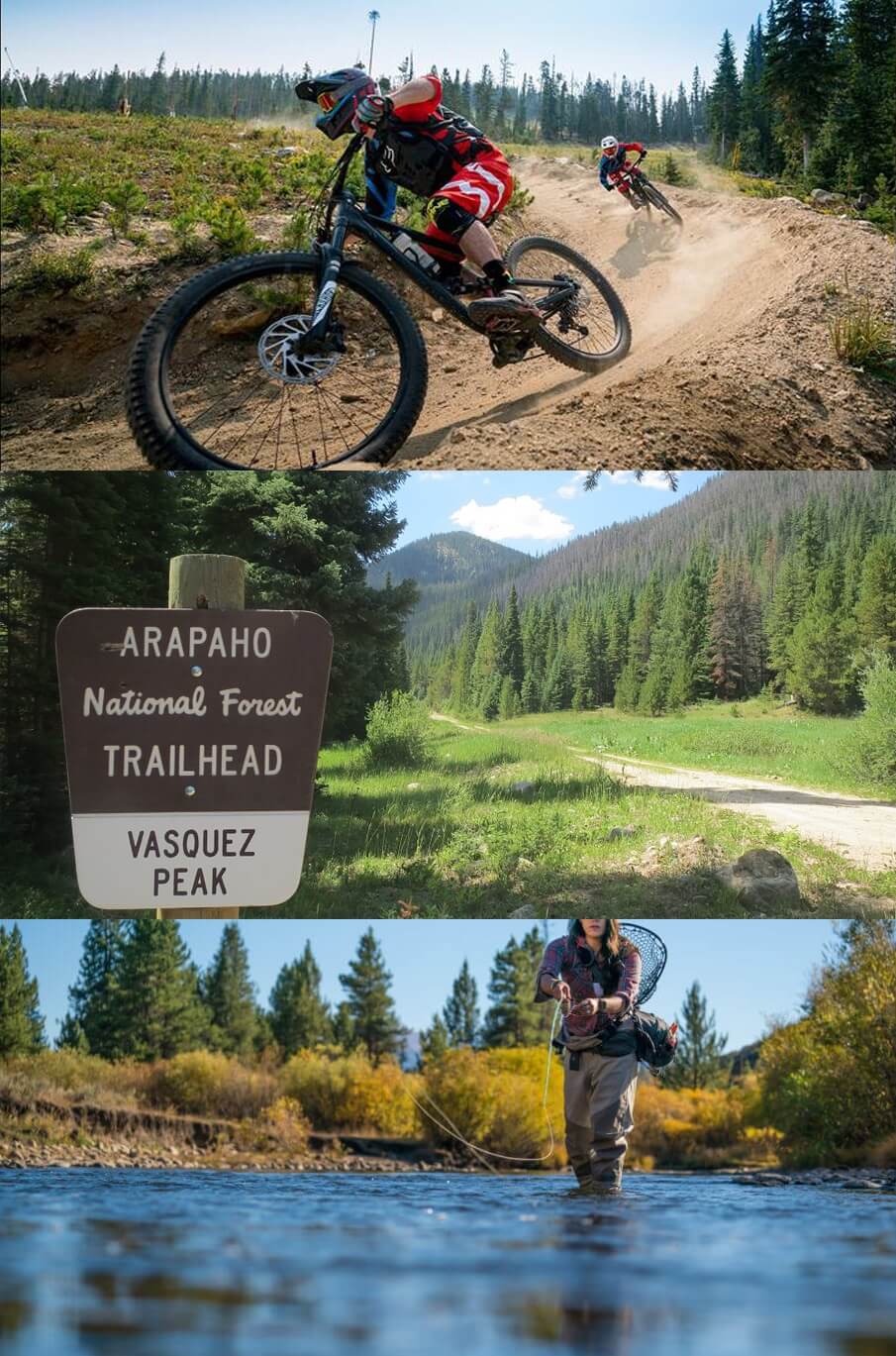 Winter Park, Colorado summers of hiking, biking & fishing